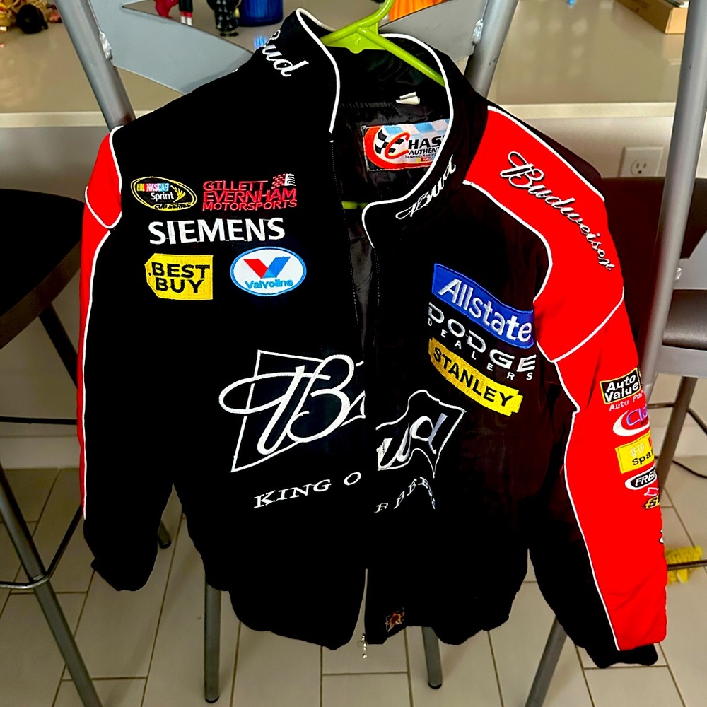 NASCAR BUDWEISER #9 JACKET NEVER WORN - MEDIUM